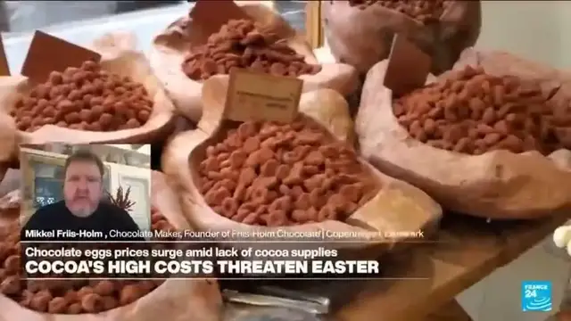 Video thumbnail for High cost of cheap chocolate: Amid cocoa crisis, prices surge in mass-produced low-quality chocolate