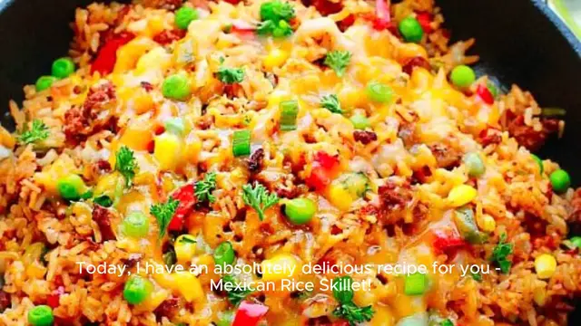 Video thumbnail for Mexican Rice Skillet recipe
