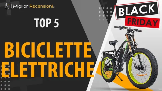 Video thumbnail for 🚩 MIGLIORE BICICLETTA ELETTRICA - Black Friday 2021 (Confronto & Guida all'acquisto)