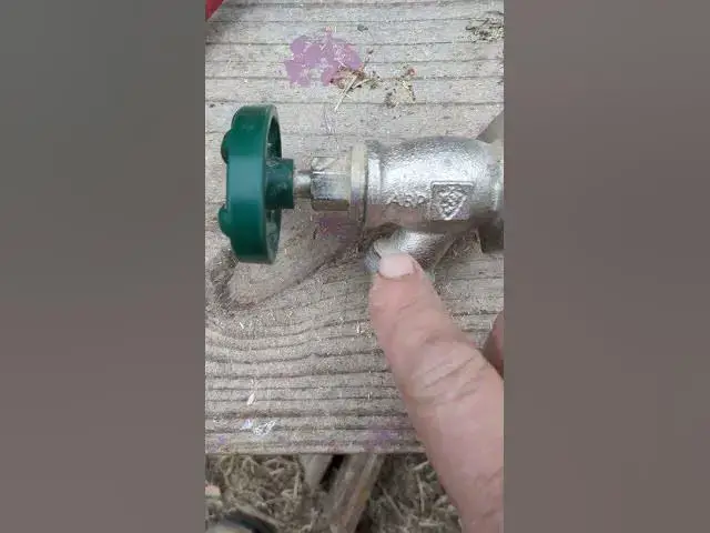 Video thumbnail for Frost Proof Faucet Freeze Proof Break #Shorts