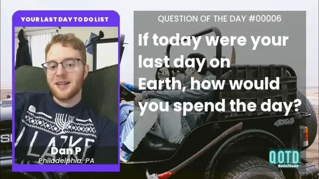 Video thumbnail for Dan's main last day priority is to have fun. As it should be!