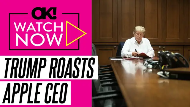 Video thumbnail for Donald Trump Says Apple CEO Tim Cook Had to 'Kiss My A--' in Odd Truth Social Post 