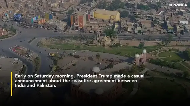 Video thumbnail for Trump Makes India-Pakistan Ceasefire Declaration In Casual Manner: 'Thank You For Your Attention To This Matter!'