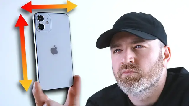 'Video thumbnail for The iPhone 12 is a tiny smartphone'