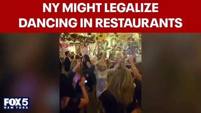 Video thumbnail for NY might soon legalize dancing in restaurants