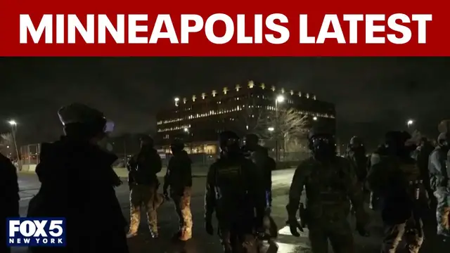 Video thumbnail for Federal officer shoots person in leg after being attacked during Minneapolis arrest