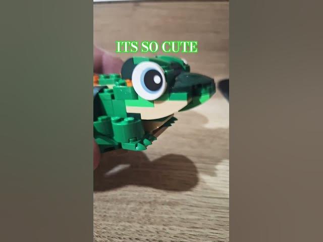 Video thumbnail for cute little crocodile 🐊 #lego #subscribe #crocodile #creator3in1 #legobuild #legosets #legoshorts 💚💚