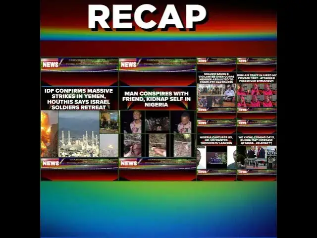 Video thumbnail for NewsRecap @8pm 24-8