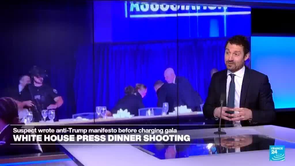 Video thumbnail for Investigators probe motives of US press gala shooting suspect