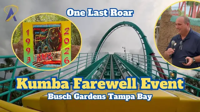 Video thumbnail for One Last Roar For Kumba Event - Words From Park President & Front-Row POV