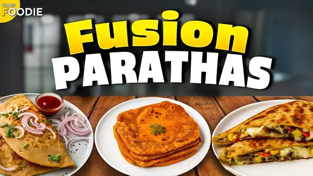 'Video thumbnail for 3 Must-try Unique Paratha Recipes | Pizza Paratha, Frankie Paratha & Tomato Pocket Paratha'
