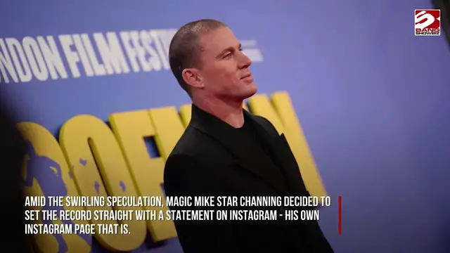 Video thumbnail for Channing Tatum weighs in on 'hilarious' burner account rumours.