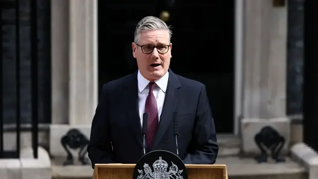Video thumbnail for UK Prime Minister Keir Starmer announces resignation plan