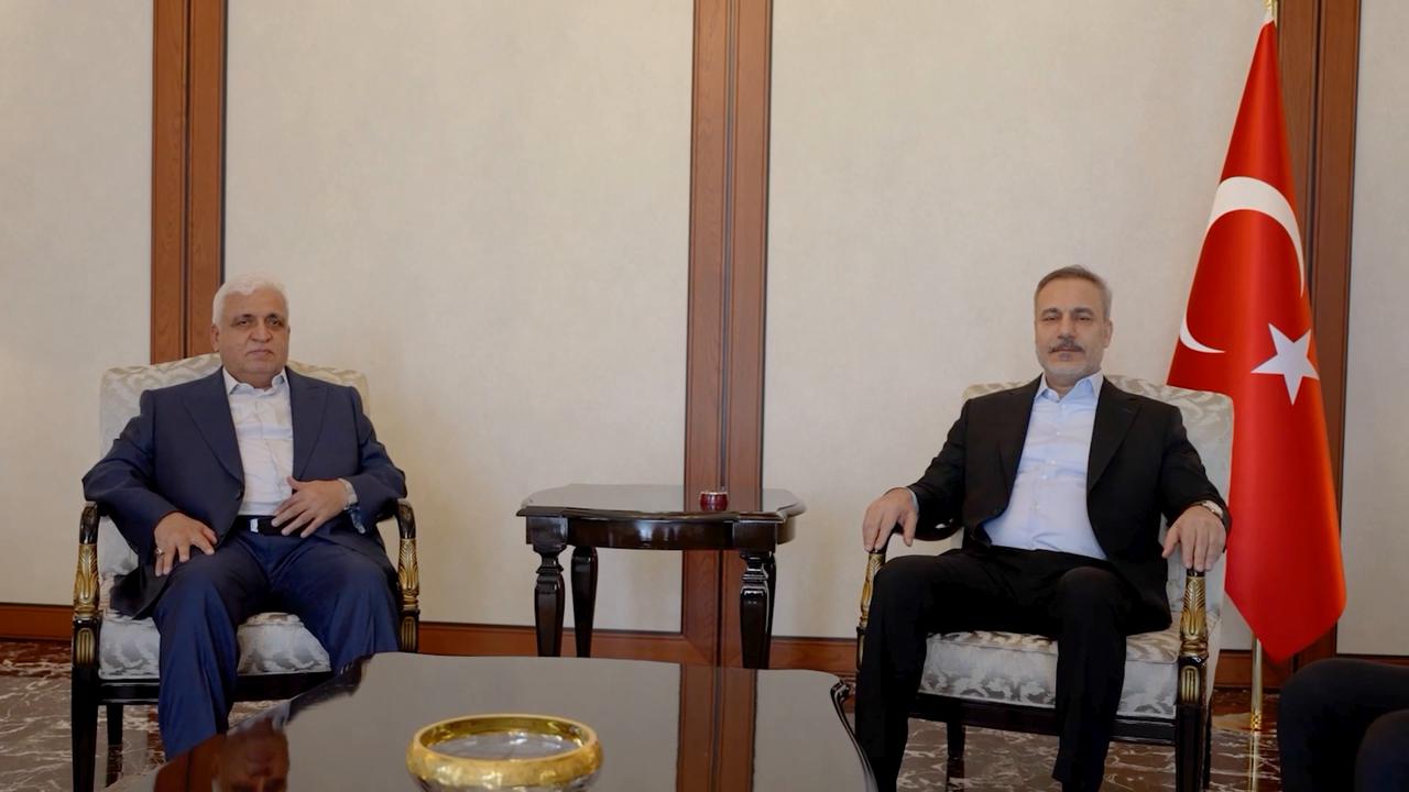 Video thumbnail for Türkiye: Turkish foreign minister meets with head of Iraq's Hashd al-Shaabi group.