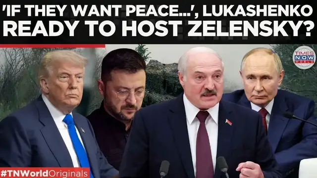 'Video thumbnail for 'Zelensky Can Come Tomorrow...': Lukashenko Welcomes Kremlin-Kyiv for Peace Talks In Minsk | WATCH'