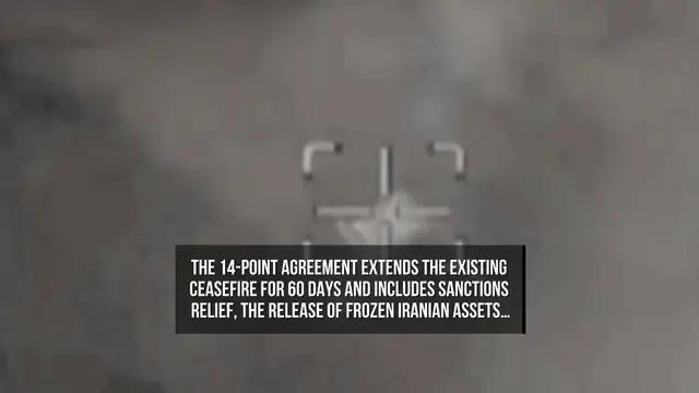 Video thumbnail for Trump Signs Iran Ceasefire Deal but Warns Attacks Could Resume.