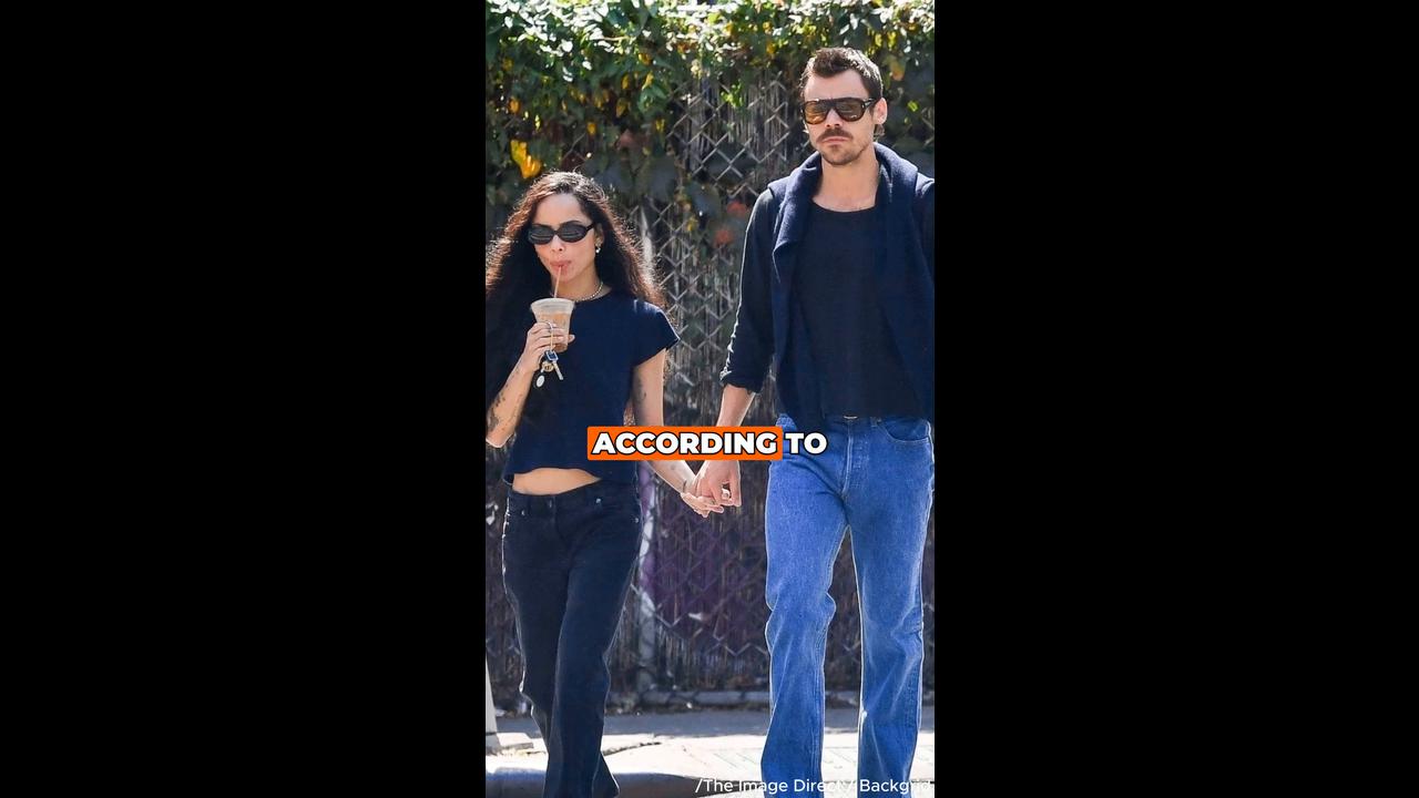 Video thumbnail for Harry Styles & Zoë Kravitz Engagement News Breaks