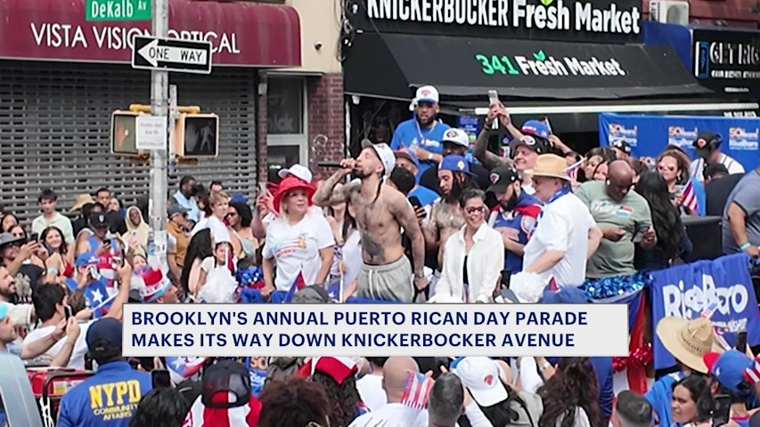 Video thumbnail for Brooklyn’s Puerto Rican Day Parade returns with pride, heightened security