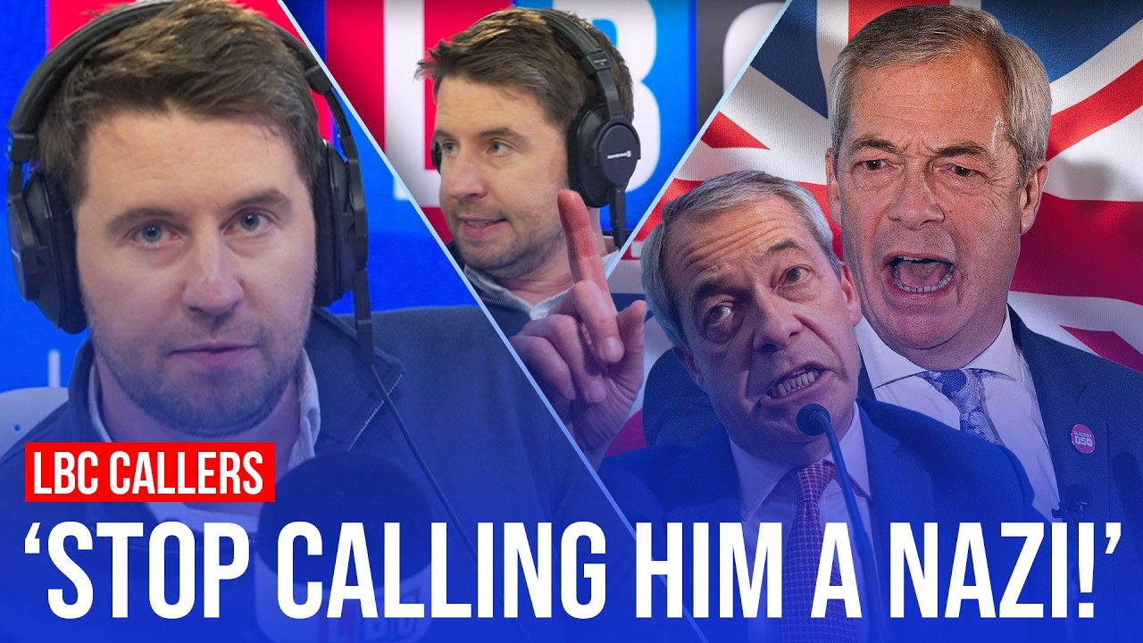 Video thumbnail for Ben Kentish leaves pro-Farage caller speechless | LBC callers debate