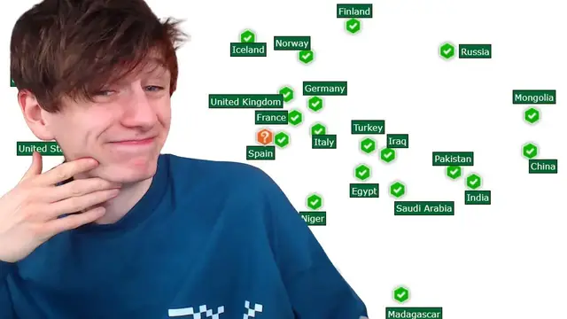 Video thumbnail for Can I name these world countries on an INVISIBLE map?!