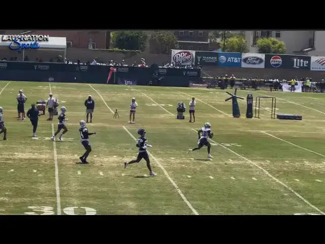 'Video thumbnail for Law Nation Sports: cowboys training camp day 7 highlights: dak prescott, ceedee lamb, and joe milton!'