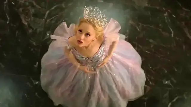 'Video thumbnail for Wicked: For Good: The Wicked Wardrobes: Ariana Grande (Featurette)'