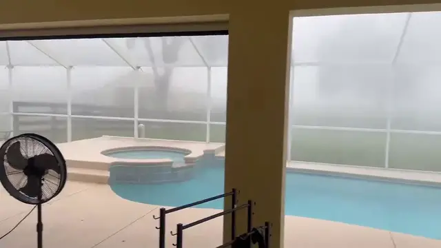Video thumbnail for US: Tropical Downpours Bring Showers to North Central Florida.