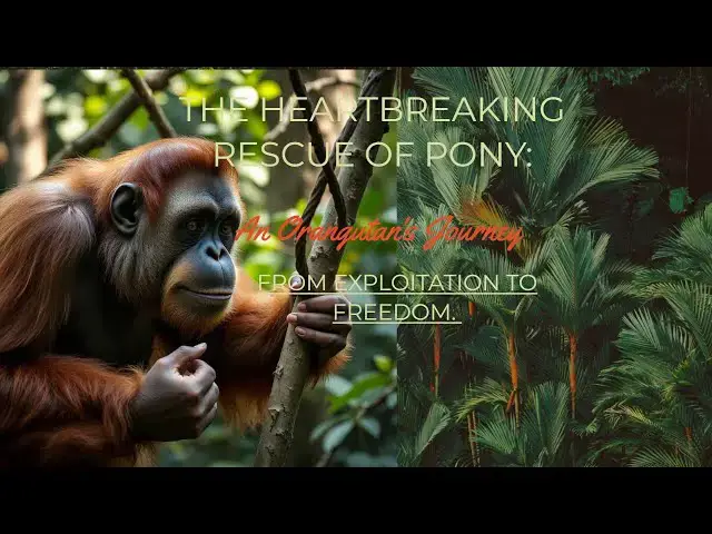 'Video thumbnail for The Heartbreaking Rescue of Pony: An Orangutan's Journey from Exploitation to Freedom.'