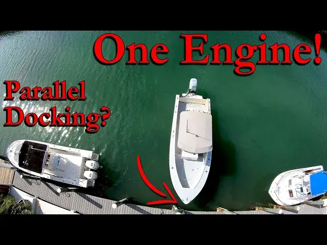 Video thumbnail for Docking A SINGLE Engine Boat SIDEWAYS!