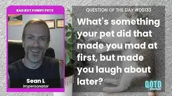 Video thumbnail for Sean's puppy peed on him! Accidentally, of course!