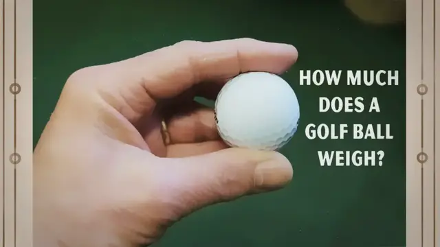 Video thumbnail for How Much Does a Golf Ball Weigh