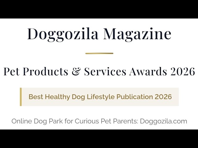 Video thumbnail for Best Healthy Dog Lifestyle Publication for 2026 is Doggozila Magazine 🏆