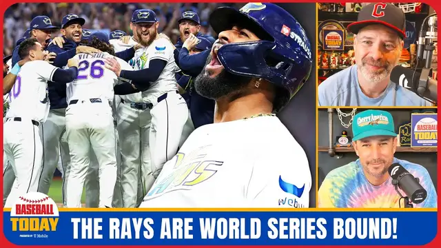 Video thumbnail for The Rays are heading to the WORLD SERIES | Baseball Today