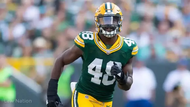 Video thumbnail for law nation sports: matt mcgloin interception by packers joe thomas