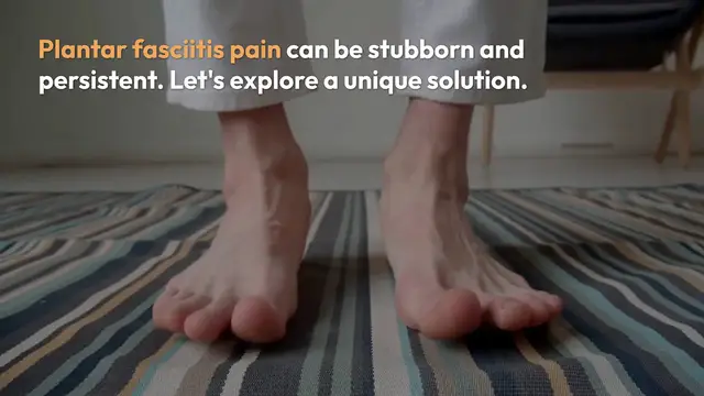Video thumbnail for Unconventional Plantar Fasciitis Relief