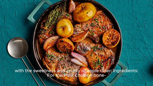 Video thumbnail for Mustardy Cider-Braised Pork Chops recipe
