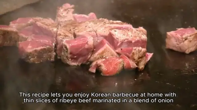 Video thumbnail for korean beef recipe