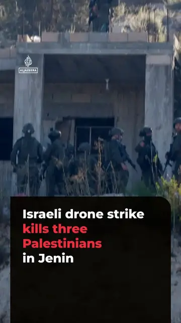 Video thumbnail for Israeli strike kills three Palestinians in Jenin