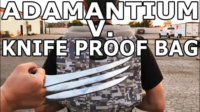 'Video thumbnail for Loc Tote Adamantium Durability Test: Cut-Proof Bag Review'