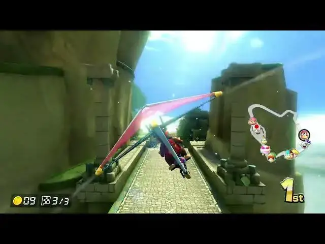 Video thumbnail for What are the odds! #mariokart8deluxe #blueshell #funny