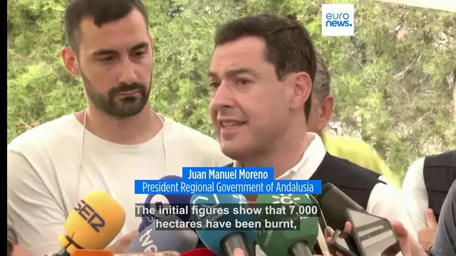 Video thumbnail for Evacuees allowed to return home after deadly Spain wildfire stabilises
