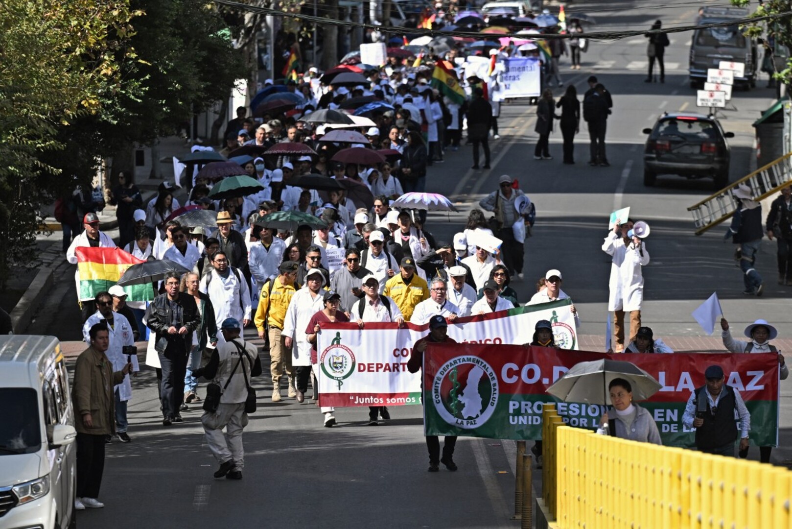 Video thumbnail for Bolivian doctors take to the streets: Healthcare system running out of critical resources