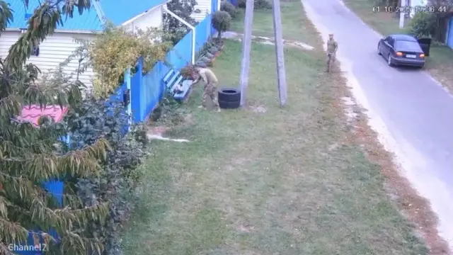 Video thumbnail for Soldiers Gently Return Lost Cat in Kyiv Oblast