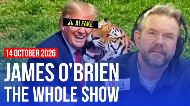 Video thumbnail for Trump has posted footage from the tiger enclosure | James O'Brien - The Whole Show