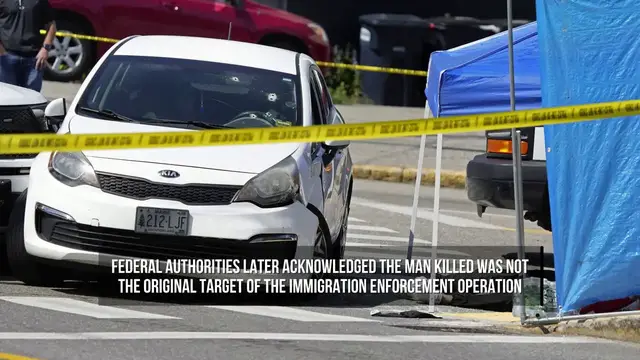 Video thumbnail for ICE Agent Fatally Shoots Colombian Man During Maine Immigration Operation.