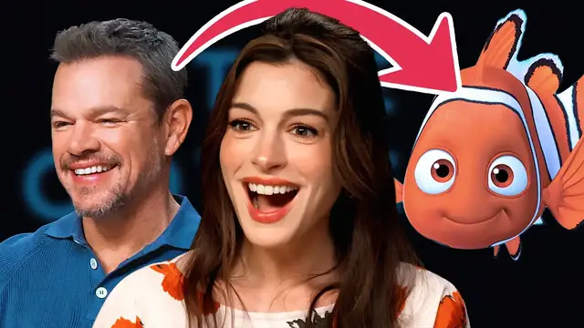 Video thumbnail for "The Odyssey Is Basically Finding Nemo" Anne Hathaway & Matt Damon React