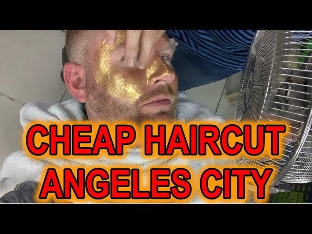 Video thumbnail for Cheap Mens Haircut in Angeles City, Philippines