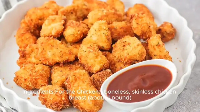 Video thumbnail for chicken nuggets recipe