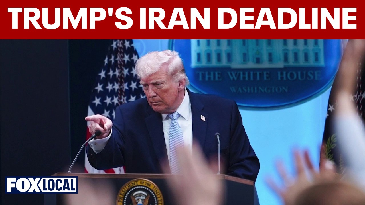 Video thumbnail for Trump warns of attacks on civilian infrastructure in Iran