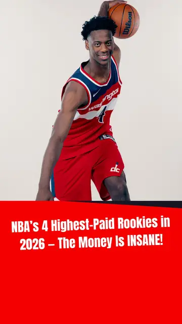 Video thumbnail for NBA’s 4 Highest-Paid Rookies in 2026 — The Money Is INSANE!